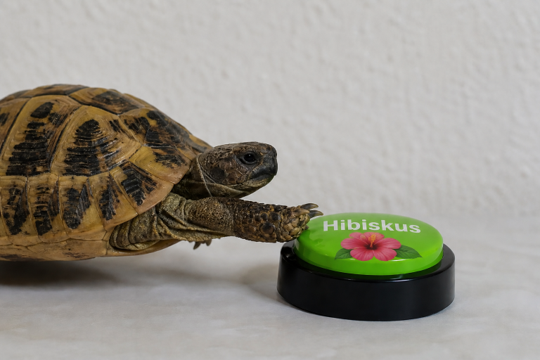 Schildkröte mit Speak Button